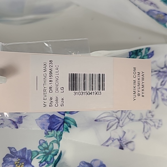 New Yumi Kim My Everything Ruffle Maxi Dress In Dancing Lilac Size Large - Picture 7 of 16